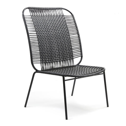 Black Cielo Lounge High Chair by Sebastian Herkner