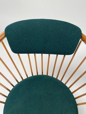 Black Circle Chair attributed to Yngve Ekström for Swedese, Sweden, 1960s-KKZ-1814243