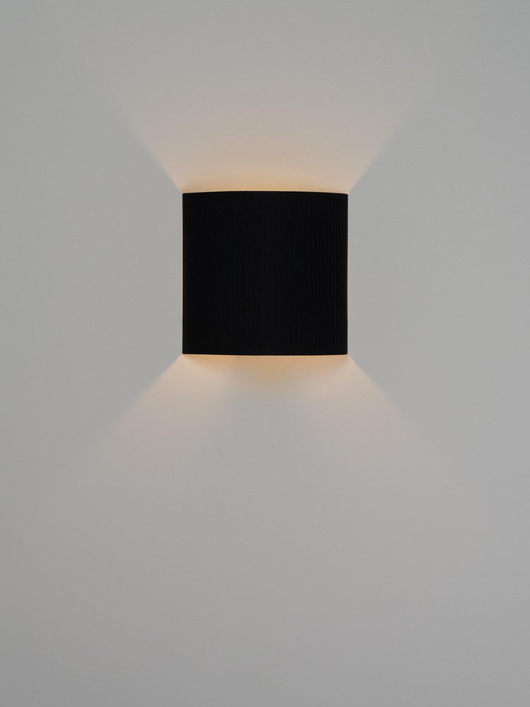 Black Clue Square Wall Lamp by Santa & Cole