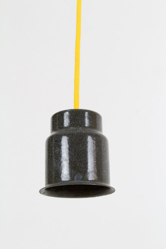 Black Coloured Tin Pendant, 1960s