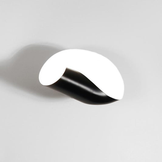 Black Conche Wall Lamp by Serge Mouille