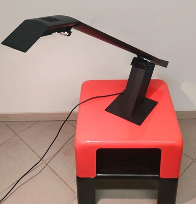 Black Condor Desk Lamp attributed to Hans Von Klier for Bilumen, 1988-AKW-2019753