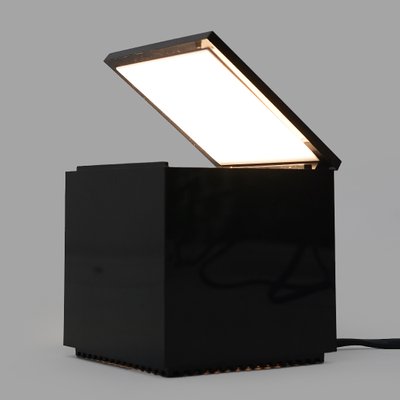 Black Cubo Luce Table Lamp by Studio Opi for Cini and Nils, 1970s-EZ-2024528