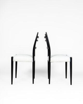 Black Dining Chairs attributed to Donald Gomme for G Plan, 1950s, Set of 6-DIP-1747001