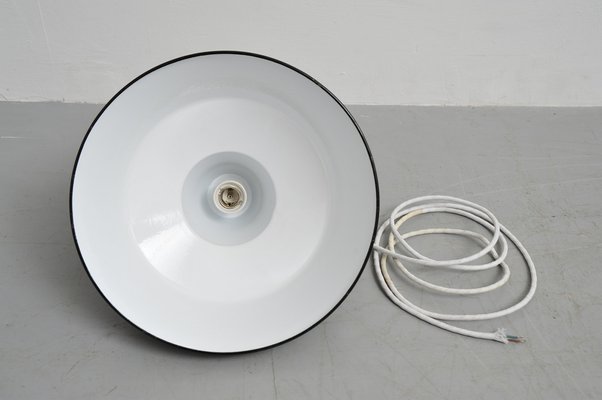 Black Enamel Ceiling Lamp by Louis Poulsen for Wekstattleuchte-ZE-1393483