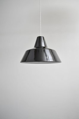 Black Enamel Ceiling Lamp by Louis Poulsen for Wekstattleuchte-ZE-1393483