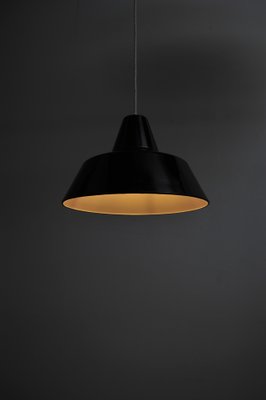 Black Enamel Ceiling Lamp by Louis Poulsen for Wekstattleuchte-ZE-1393483