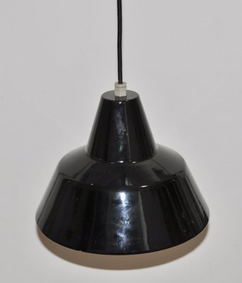 Black Enameled Metal Lamp-ROJ-1311902