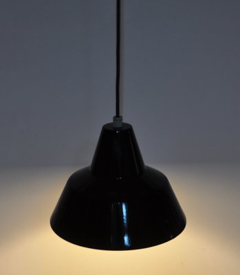 Black Enameled Metal Lamp-ROJ-1311902