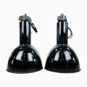 Black Enamelled Factory Lamp from Elektrosvit-LCQ-1229968