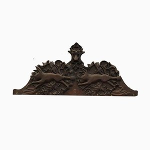 Black Forest Carved Wood Coat Hanger-BA-658445