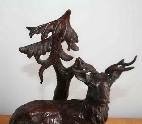 Black Forest Carved Wood Inker, 1900-BA-658260