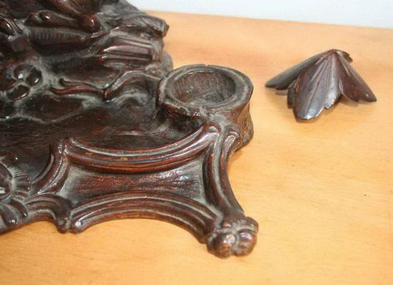 Black Forest Carved Wood Inker, 1900-BA-658260