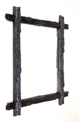 Black Forest Hand-Carved Wall Mirror, Austria, 1870s-TQA-1321981