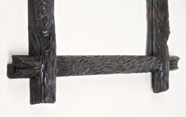 Black Forest Hand-Carved Wall Mirror, Austria, 1870s-TQA-1321981