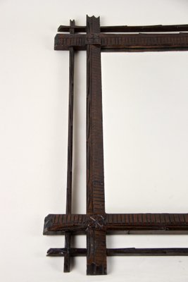 Black Forest Hand-Carved Wall Mirror, Austria, 1880s-TQA-1321966