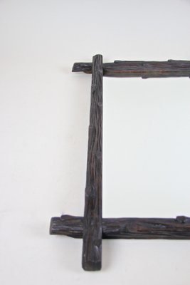 Black Forest Hand-Carved Wall Mirror, Austria, 1880s-TQA-1322223