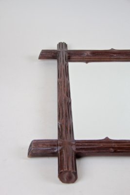 Black Forest Hand-Carved Wall Mirror, Austria, 1900s-TQA-1322229