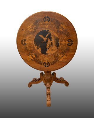 Black Forest Table with Eagle, 1890s-DAP-1397279