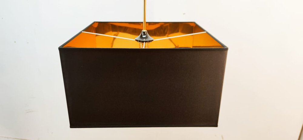 Black Golden Suspension with Brass Rod