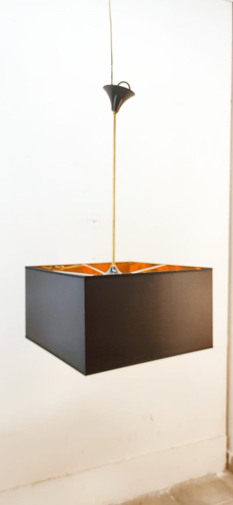 Black Golden Suspension with Brass Rod