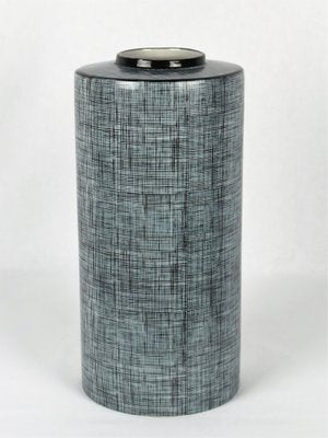 Black & Gray Black Porcelain Tube from François Bernard, 1990s-YBU-1377384