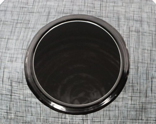 Black & Gray Porcelain Box by François Bernard, 1990s-YBU-1377382