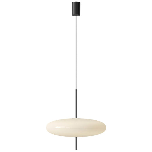 Black Hardware 2065 Ceiling Lamp with White Diffuser by Gino Sarfatti for Astep