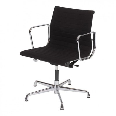 Black Hopsak Fabric EA-108 Chair by Charles Eames for Vitra-MTD-1400512