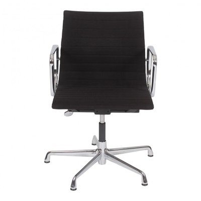 Black Hopsak Fabric EA-108 Chair by Charles Eames for Vitra-MTD-1400512