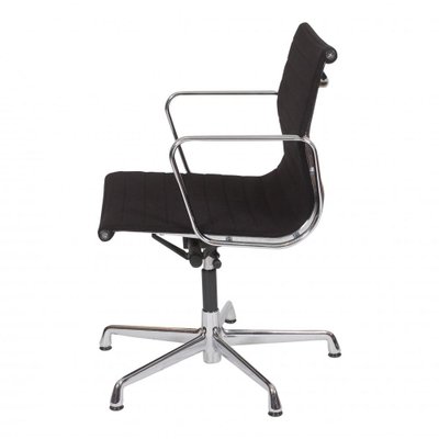 Black Hopsak Fabric EA-108 Chair by Charles Eames for Vitra-MTD-1400512