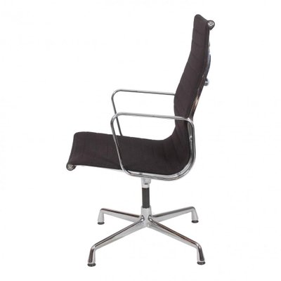 Black Hopsak Fabric EA-108 Chair by Charles Eames for Vitra-MTD-1400511