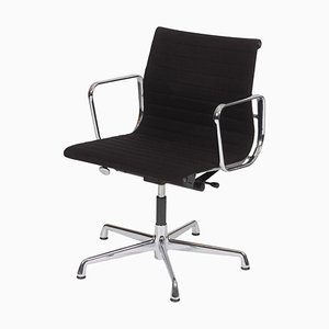 Black Hopsak Fabric EA-108 Chair by Charles Eames for Vitra-MTD-1400512