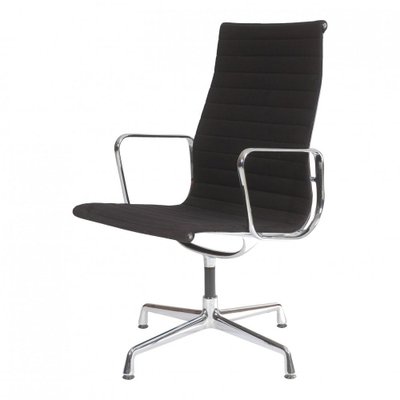 Black Hopsak Fabric EA-109 Chair by Charles Eames for Vitra-MTD-1400498