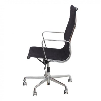 Black Hopsak Fabric Ea-119 Office Chair by Charles Eames for Vitra-MTD-1400304