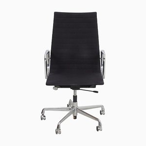 Black Hopsak Fabric Ea-119 Office Chair by Charles Eames for Vitra-MTD-1400304