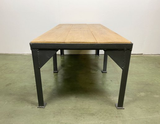 Black Industrial Coffee Table, 1970s-CGF-745916