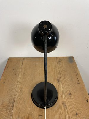 Black Industrial Gooseneck Table Lamp, 1960s-CGF-1404624