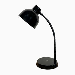 Black Industrial Gooseneck Table Lamp, 1960s-CGF-1404624