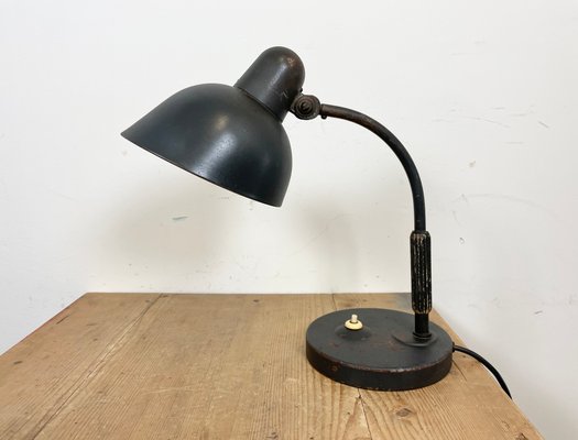 Black Industrial Table Lamp from Siemens, 1930s-CGF-1393529