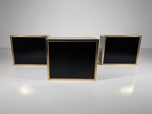 Black Lacquered Sideboard by Renato Zevi, 1970-UJI-2026336