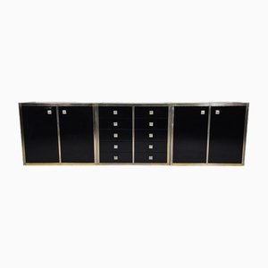 Black Lacquered Sideboard by Renato Zevi, 1970-UJI-2026336