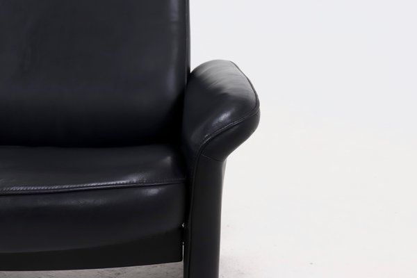 Black Leather DS50 Armchair from de Sede, Switzerland, 1980s-VV-2019762