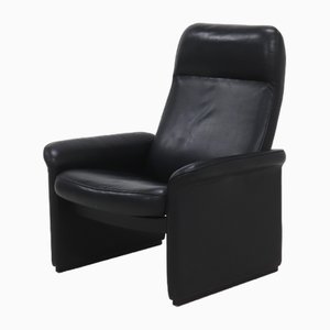 Black Leather DS50 Armchair from de Sede, Switzerland, 1980s-VV-2019762