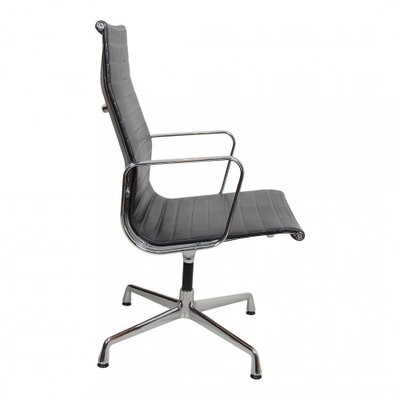 Black Leather EA-109 Chair by Charles Eames for Vitra, 2000s-MTD-1400497