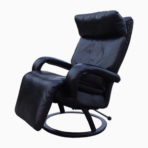 Black Leather Gaga Lounge Chair by Percival Lafer for Percival Lafer, 1998-AWL-802107