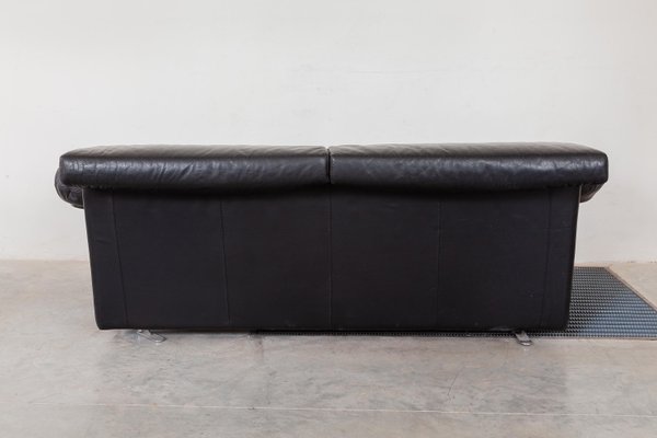 Black Leather Model Arca Sofa by Paolo Piva for B&B Italia, 1983-KL-737276