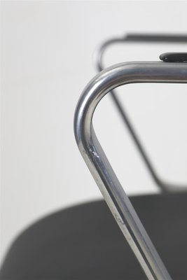 Black Leather Oxford Chair with Swivel Function by Arne Jacobsen for Fritz Hansen, 2008-NIX-1763663