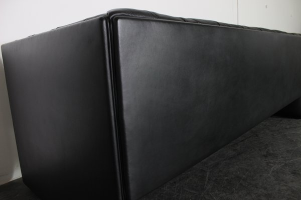 Black Leather Sofa by Wittmann Edwards-VGV-1183225