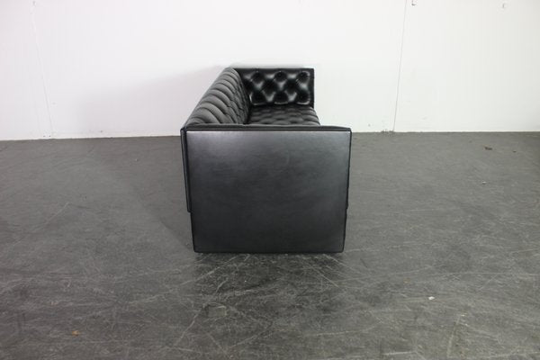 Black Leather Sofa by Wittmann Edwards-VGV-1183225